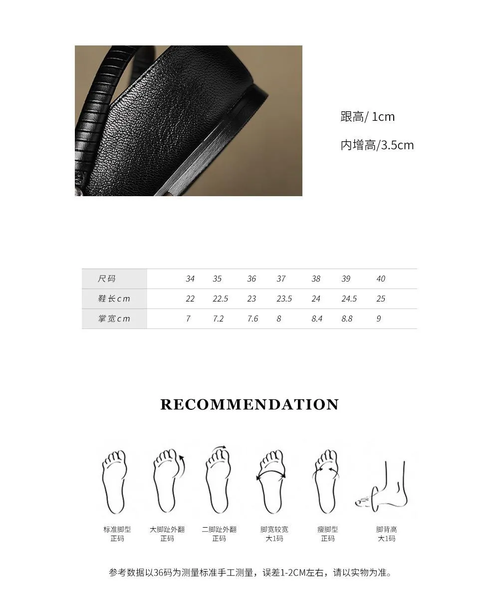 Stylish two-way sandals with hidden wedge heels, summer round toe, hollowed-out mid-heel, closed-toe women's shoes, sizes 34-42 (plus size).