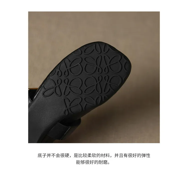 Autumn/Winter Flat Shoes, Square Toe, Comfortable Soft Sole, Women's Shoes