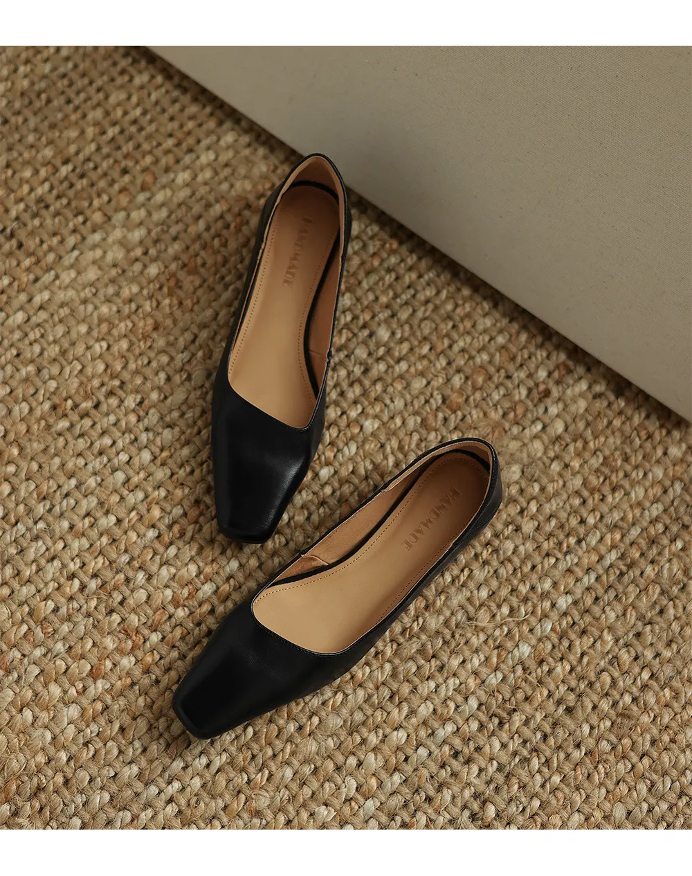 Autumn low-cut square-toe chunky heel high-heeled cowhide fashion shoes for women
