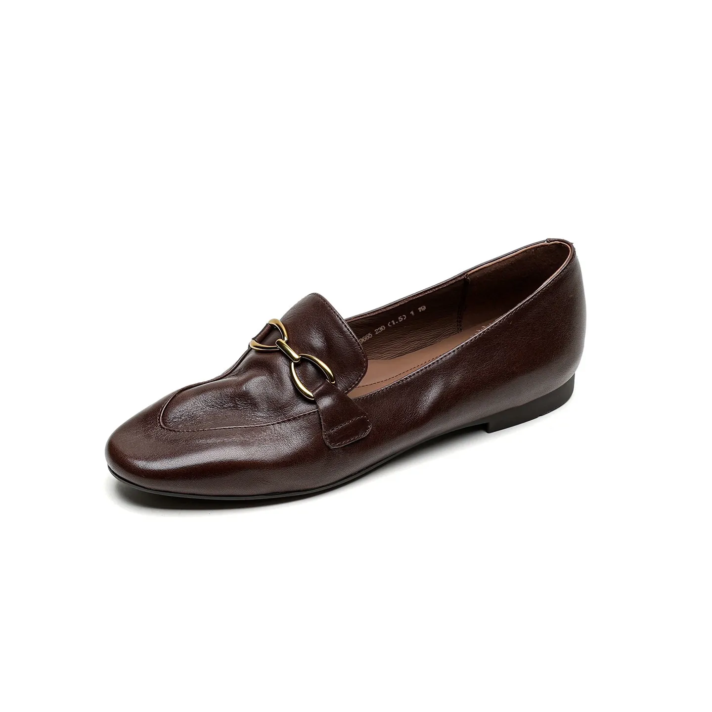 Autumn round-toe slip-on cowhide fashion comfortable women's shoes