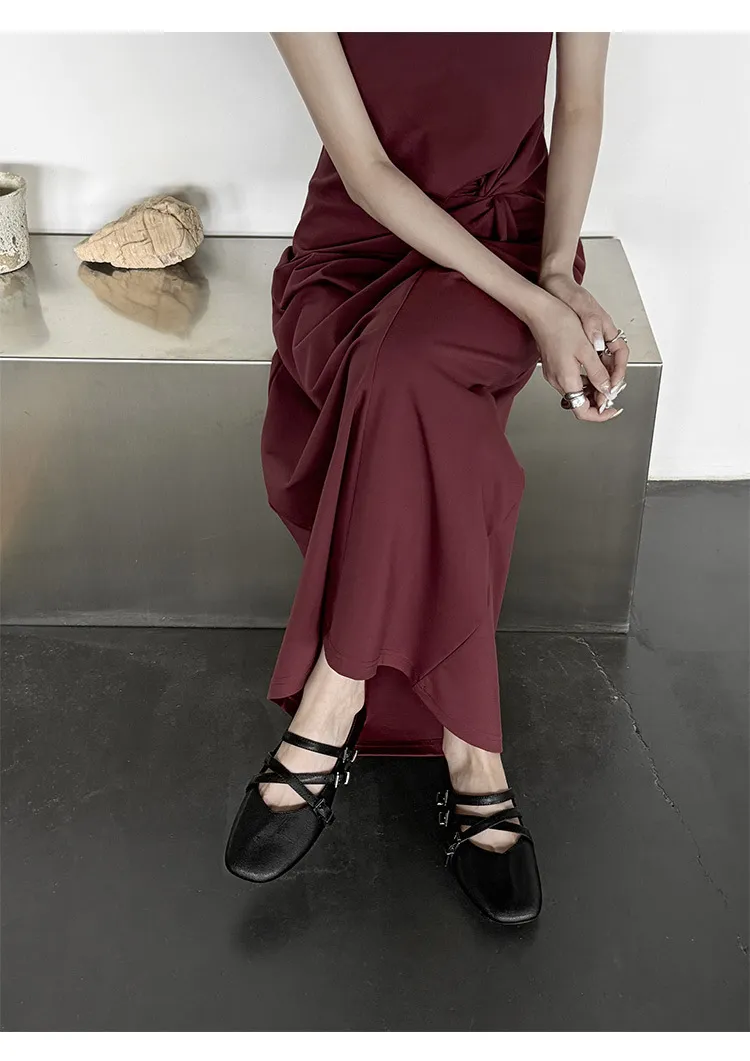 Autumn square-toe flat shoes, sheepskin, low-cut, comfortable fashion women's shoes
