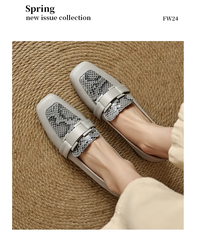 Autumn square-toe chunky heel high-heeled slip-on fashion shoes for women