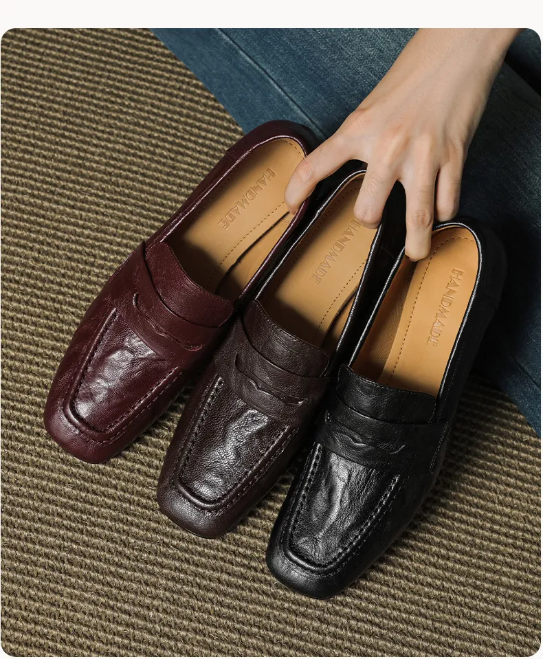 Autumn square-toe chunky heel high heel mid heel slip-on solid color fashion women's shoes