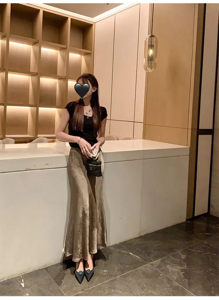 Leather French-style flat shoes, spring and autumn, silver, with hidden wedge heel, pointed toe, elegant women's shoes.