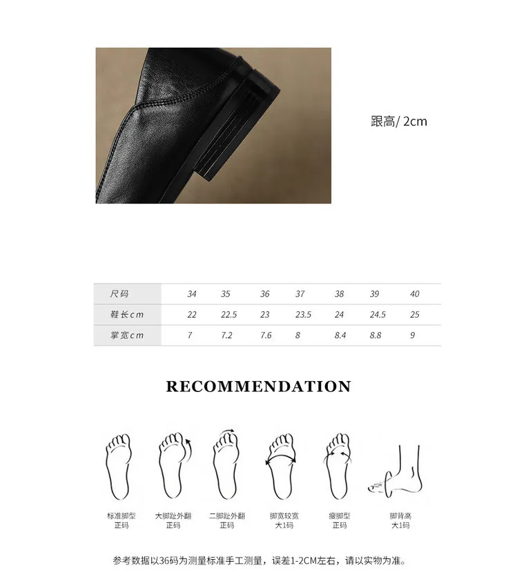 Autumn single shoes, square toe, chunky heel, low heel, cowhide fashion slip-on women's shoes, stylish genuine leather shoes