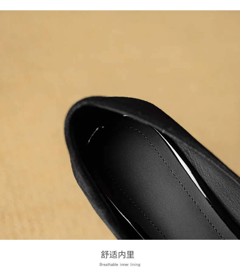 Autumn pointed-toe low-cut single shoes with stiletto heels, French retro style, metal buckle women's shoes, 9-3L