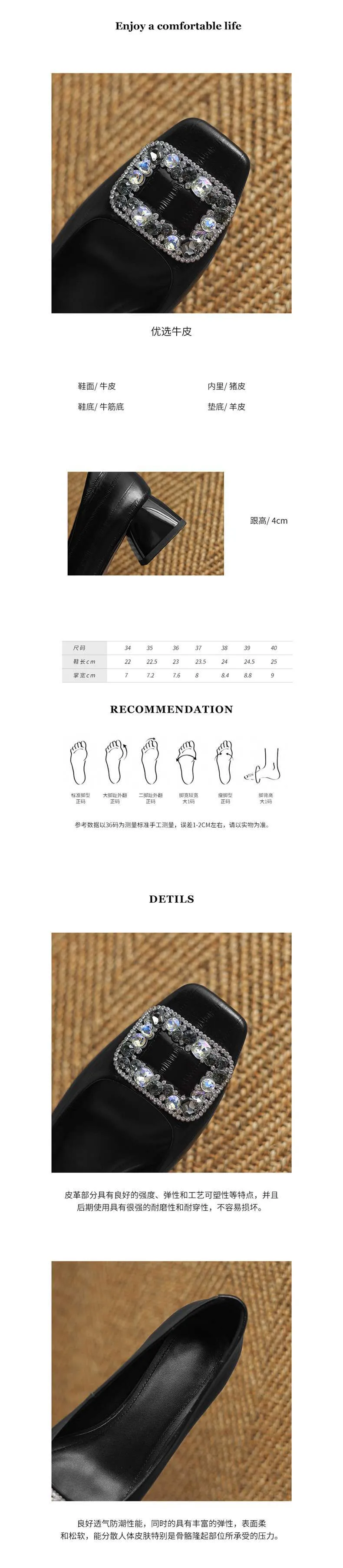 Genuine leather plus size women's mid-heel fashion shoes, cowhide stylish low-cut shoes, versatile boat shoes