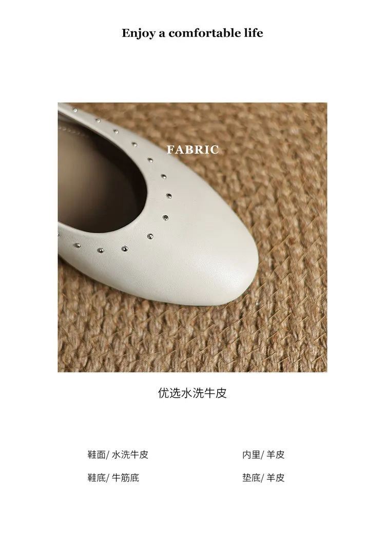 Early spring single shoes, round toe, buckle, chunky heel, solid color, simple women's shoes, fashionable plus size.