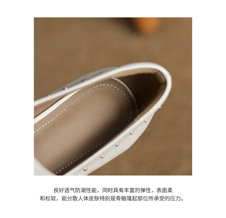 Early spring single shoes, round toe, buckle, chunky heel, solid color, simple women's shoes, fashionable plus size.