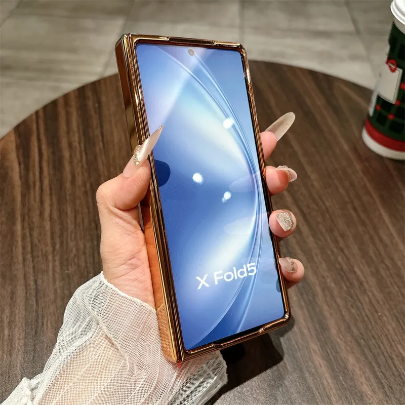 VIVO XFOLD5 phone case, xfold5 integrated case and screen protector, Year of the Horse, red hinge, drop-proof protective case.