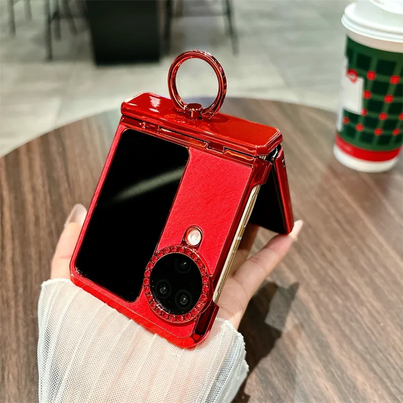 Compatible with OPPO Find N3 Flip phone case, Year of the Horse red, full-coverage hinge drop-proof protective case