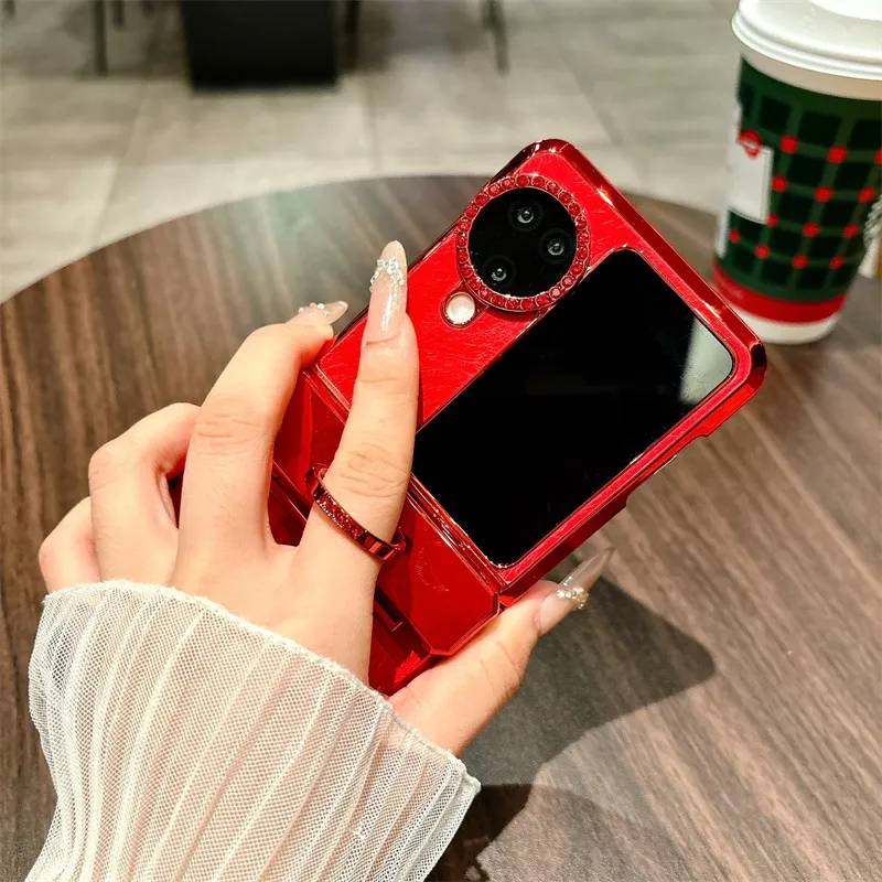 Compatible with OPPO Find N3 Flip phone case, Year of the Horse red, full-coverage hinge drop-proof protective case