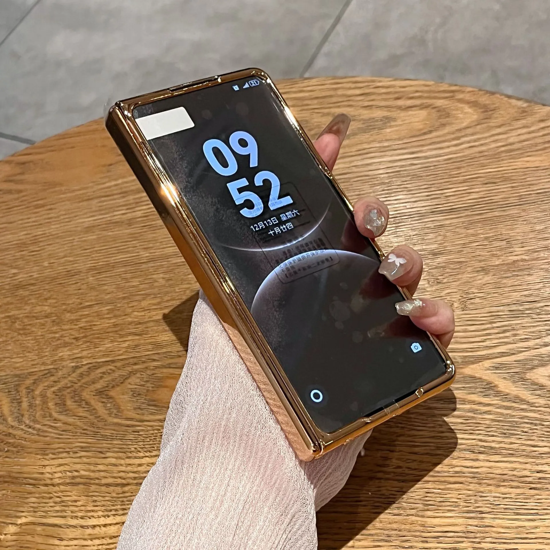 Compatible with Huawei Mate X7 phone case, instantly transforms Mate X7 into XT case and screen protector, Year of the Horse Chinese Red anti-drop protective case.