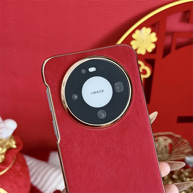 Compatible with Huawei MATE80 and Mate X80 Pro Year of the Horse New Year Case, China Red Anti-drop Protective Case