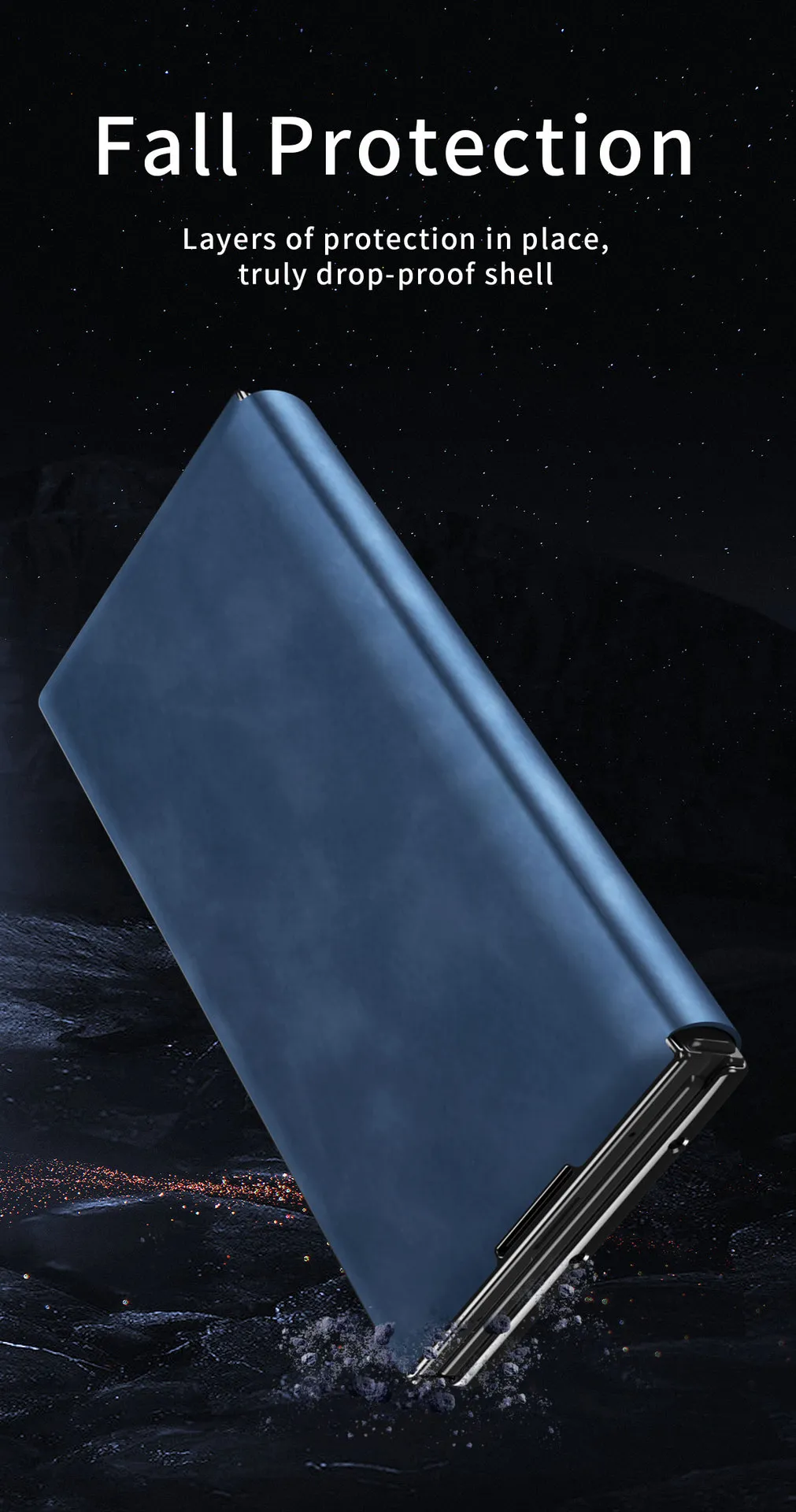 Compatible with Samsung ZTriFold phone case, ZTRIFOLD tri-fold rotating stand magnetic leather case.