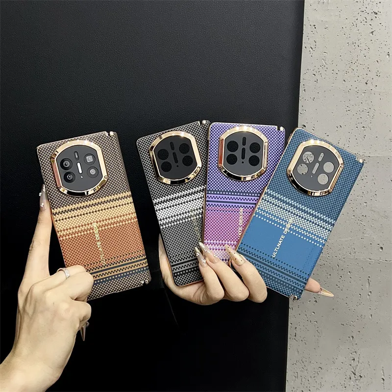 Compatible with Huawei Mate X7 phone case, Mate X7 carbon fiber texture, stylish ultra-thin drop-proof protective case