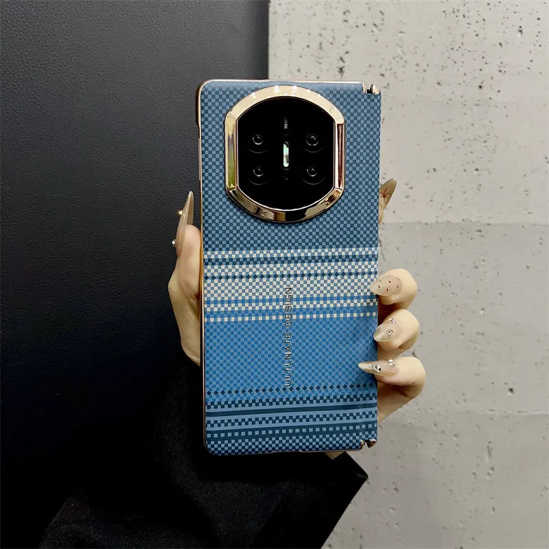 Compatible with Huawei Mate X7 phone case, Mate X7 carbon fiber texture, stylish ultra-thin drop-proof protective case
