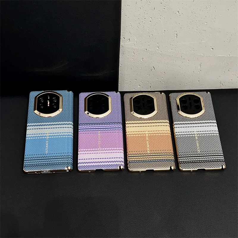 Compatible with Huawei Mate X7 phone case, Mate X7 carbon fiber texture, stylish ultra-thin drop-proof protective case