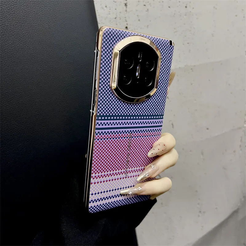 Compatible with Huawei Mate X7 phone case, Mate X7 carbon fiber texture, stylish ultra-thin drop-proof protective case