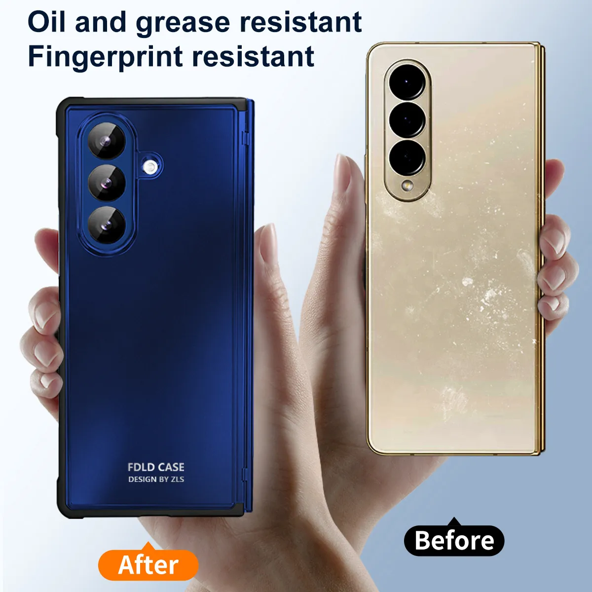 Compatible with Samsung Zfold8 Ultra phone case, solid color electroplated transparent TPU full-coverage drop protection.