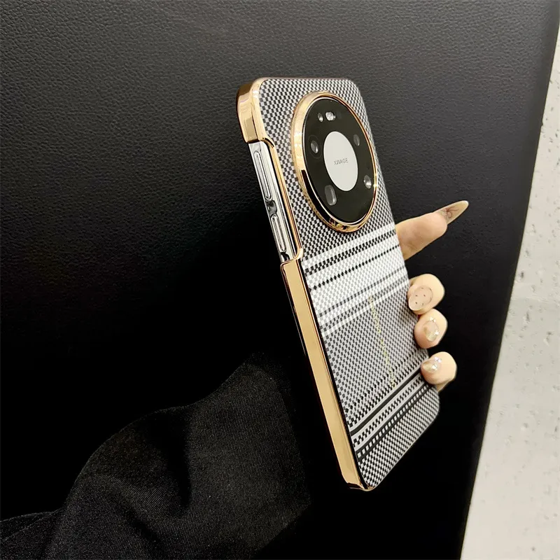 Compatible with Huawei MATE80 and Mate X80 Pro ultra-thin stylish carbon fiber textured shockproof protective case