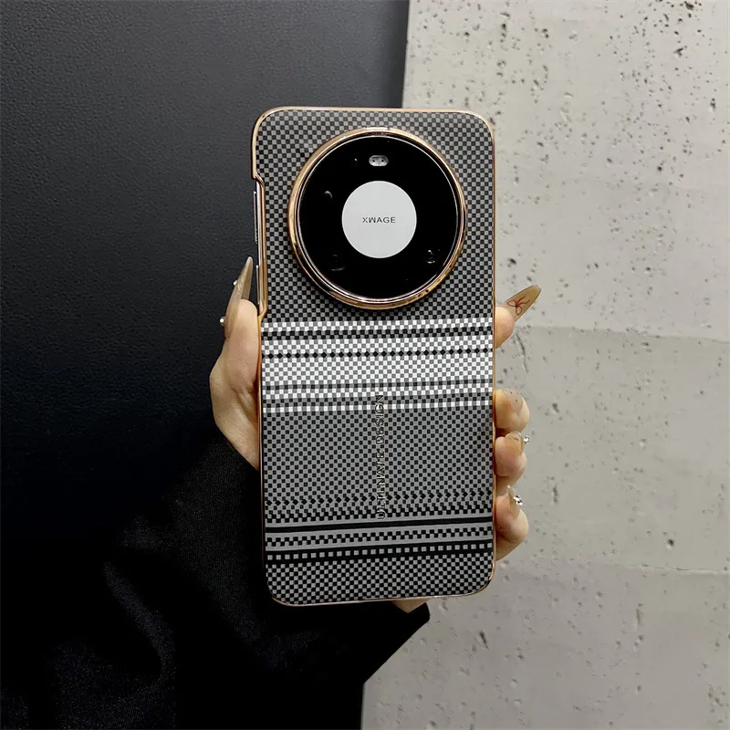 Compatible with Huawei MATE80 and Mate X80 Pro ultra-thin stylish carbon fiber textured shockproof protective case