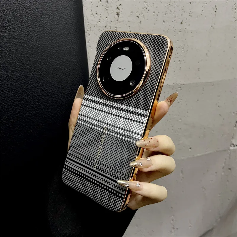 Compatible with Huawei MATE80 and Mate X80 Pro ultra-thin stylish carbon fiber textured shockproof protective case