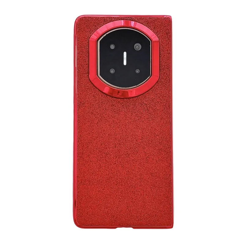 Compatible with Huawei MATE X7 and Mate X6 rotating ring foldable screen, Year of the Horse red glitter protective case.
