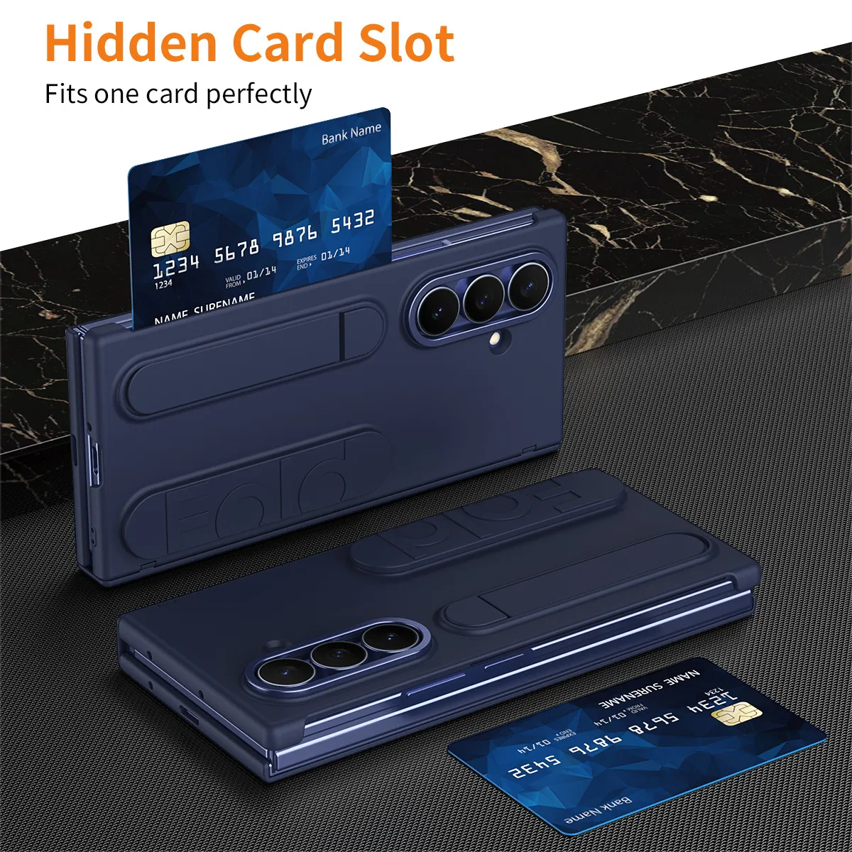 Compatible with Samsung TriFold phone case, FOLD folding official wristband, card slot, hinge case, and integrated protective film.