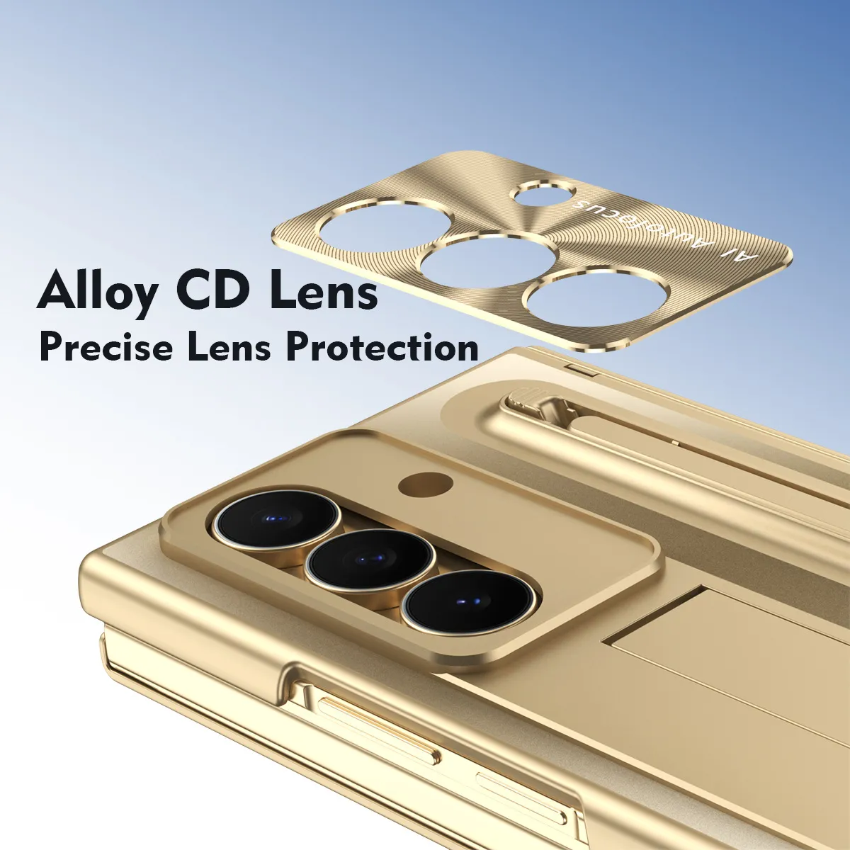 Compatible with Samsung Trifold phone case, FOLD official folding pen slot case, integrated full-coverage drop-proof protective case.