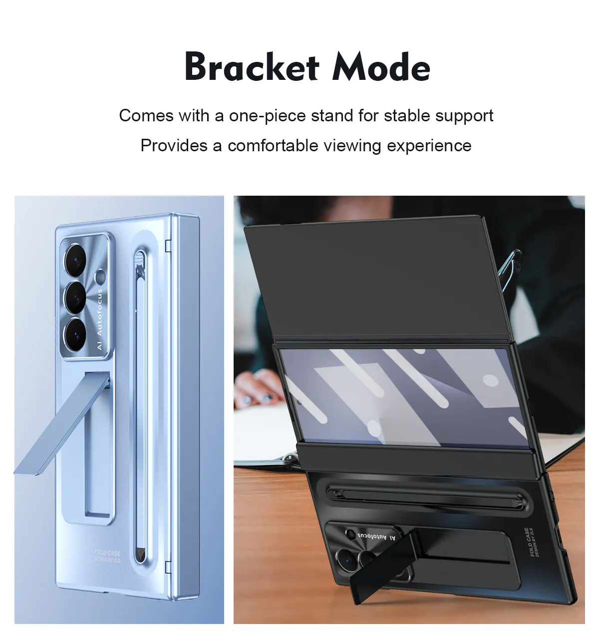 Compatible with Samsung Trifold phone case, FOLD official folding pen slot case, integrated full-coverage drop-proof protective case.