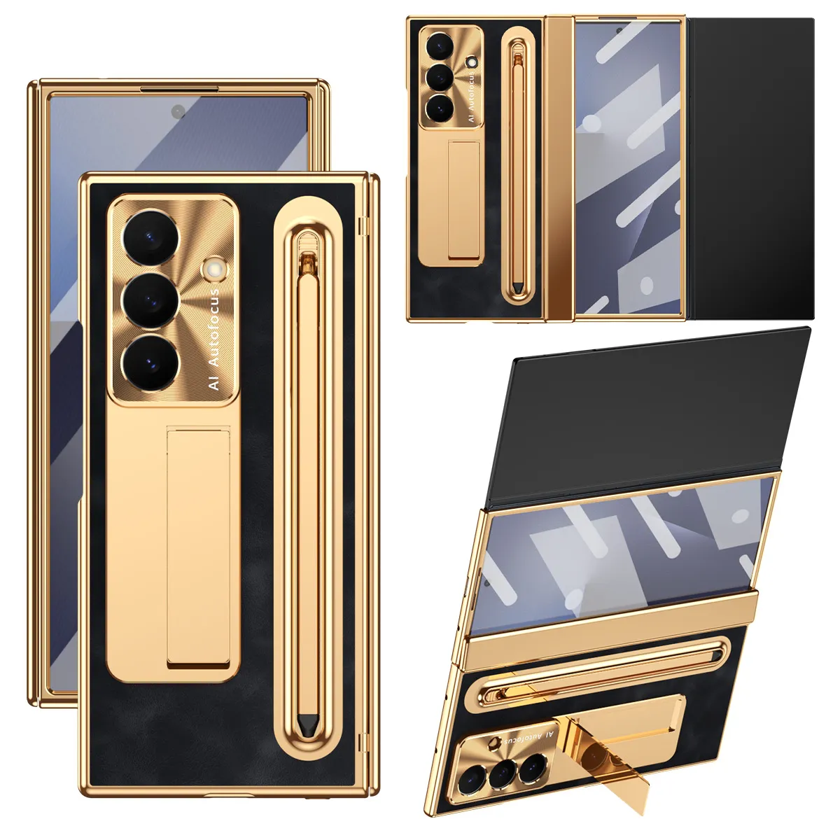 Compatible with Samsung TriFold phone case, FOLD folding official pen slot case, integrated full-coverage drop-proof protective case.
