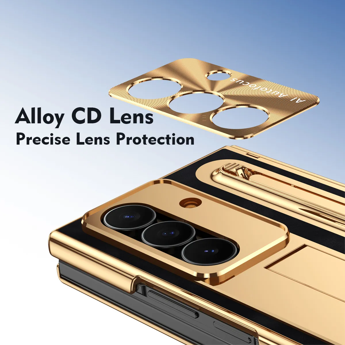 Compatible with Samsung TriFold phone case, FOLD folding official pen slot case, integrated full-coverage drop-proof protective case.