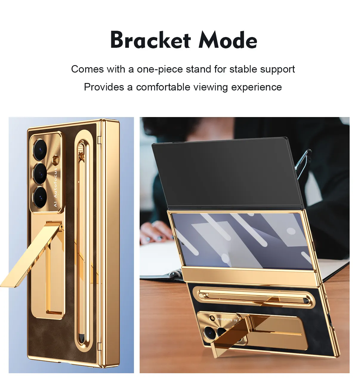 Compatible with Samsung TriFold phone case, FOLD folding official pen slot case, integrated full-coverage drop-proof protective case.