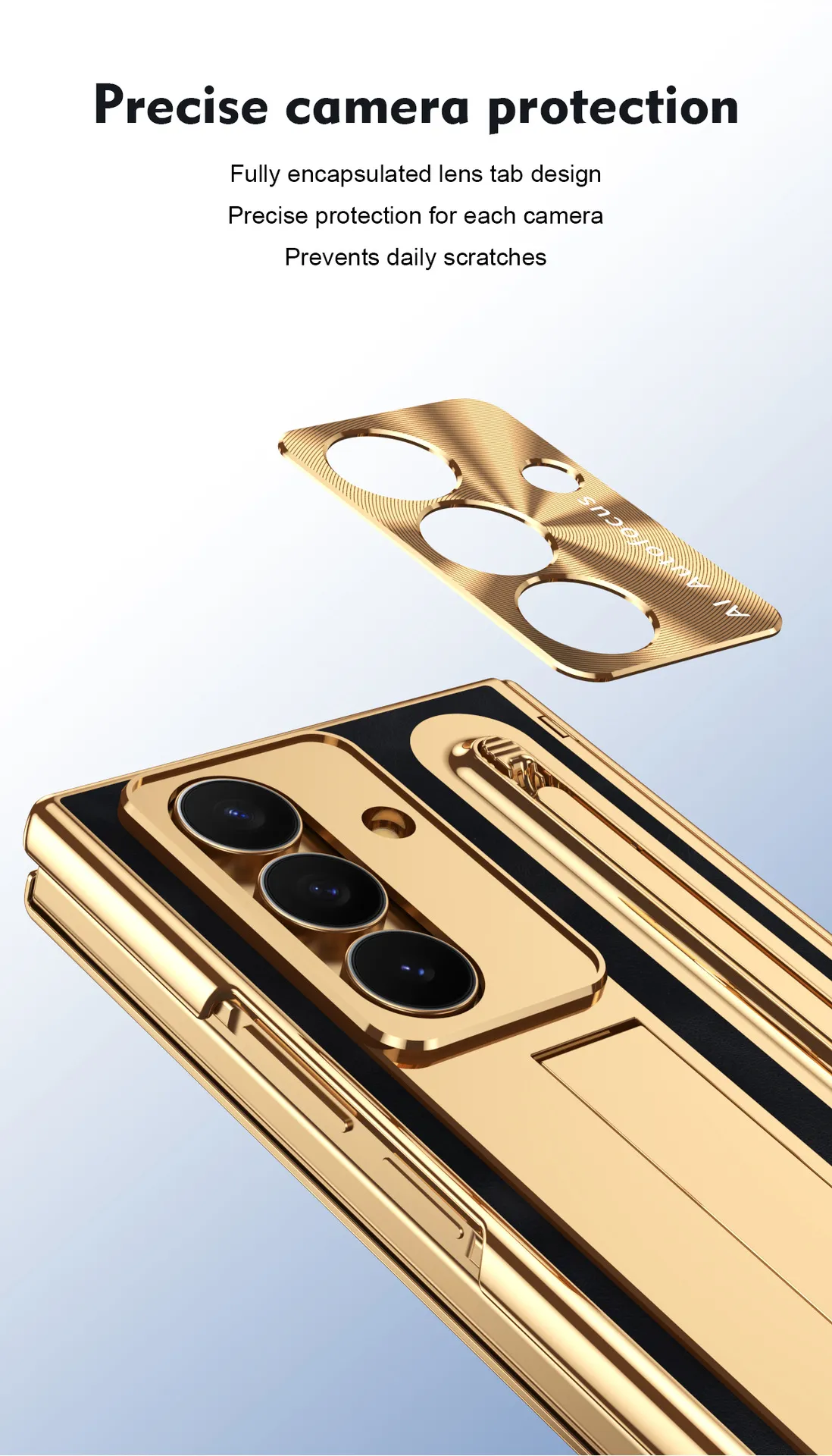 Compatible with Samsung TriFold phone case, FOLD folding official pen slot case, integrated full-coverage drop-proof protective case.