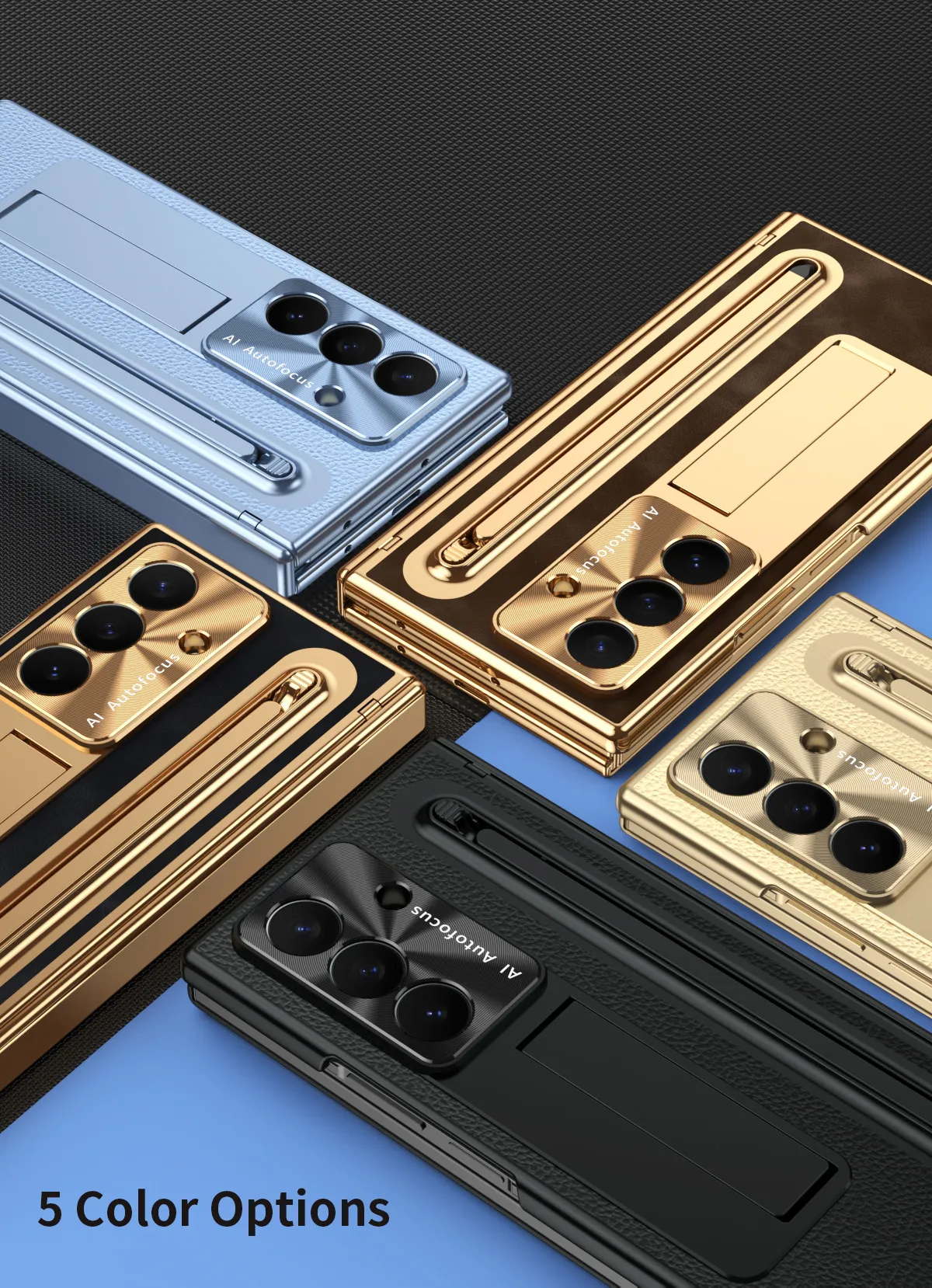 Compatible with Samsung TriFold phone case, FOLD folding official pen slot case, integrated full-coverage drop-proof protective case.