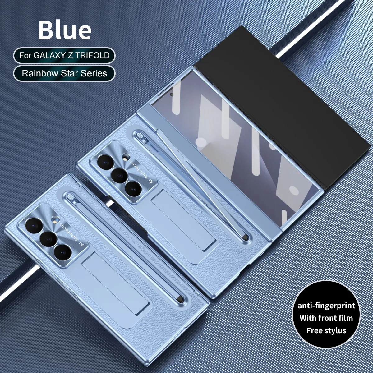 Compatible with Samsung TriFold phone case, FOLD folding official pen slot case, integrated full-coverage drop-proof protective case.