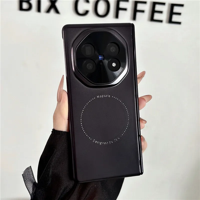 VIVO XFOLD6 phone case, xfold6 electroplated magnetic ring hinge case, integrated protective film, drop-proof case.