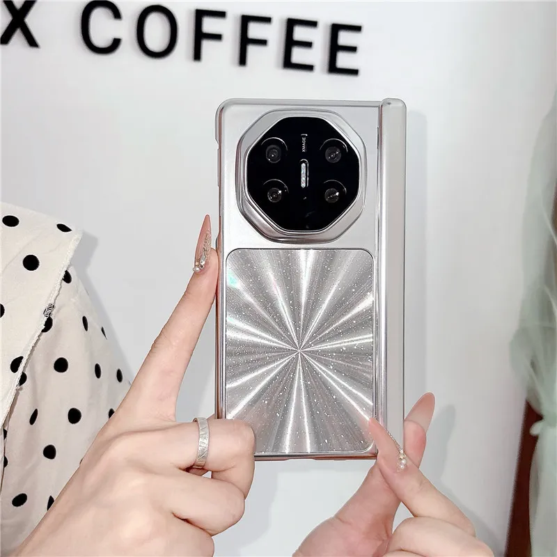 Compatible with Huawei MATEX7 and MateX6 foldable screen star diamond electroplated magnetic built-in anti-drop protective case