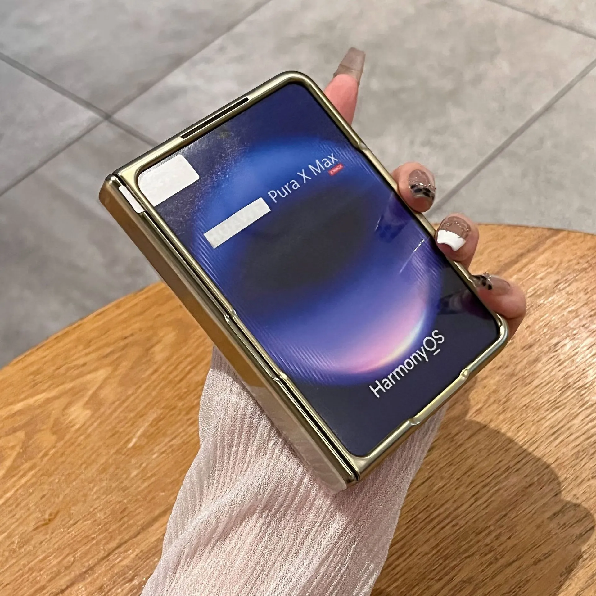 Huawei Pura X MAX Phone Case, PURA X Foldable Screen Electroplated Case and Film, All-in-One Full Coverage, Drop Protection