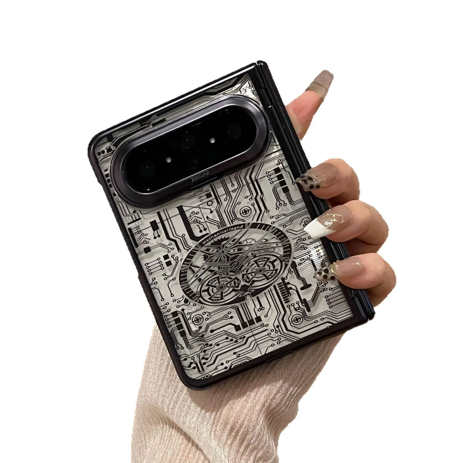 Huawei Pura X MAX Phone Case, PURA X Foldable Screen Electroplated Case and Film, All-in-One Full Coverage, Drop Protection