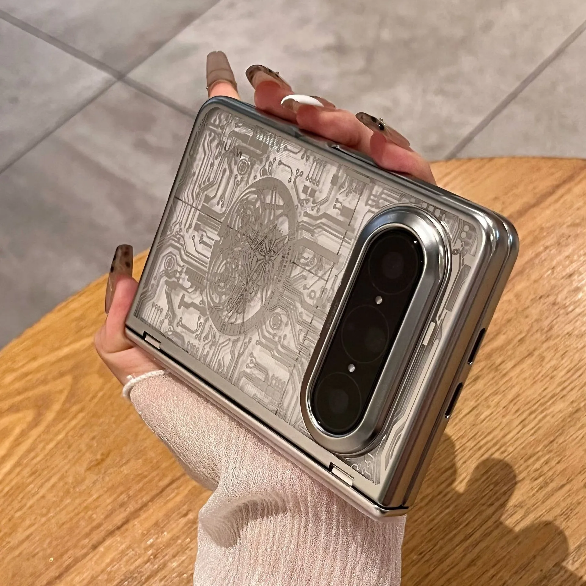 Huawei Pura X MAX Phone Case, PURA X Foldable Screen Electroplated Case and Film, All-in-One Full Coverage, Drop Protection