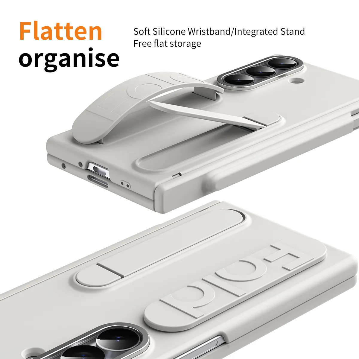 Compatible with Samsung Zfold 8 Ultra phone case, FOLD8 official wrist strap, pen slot hinge, full-coverage protective case