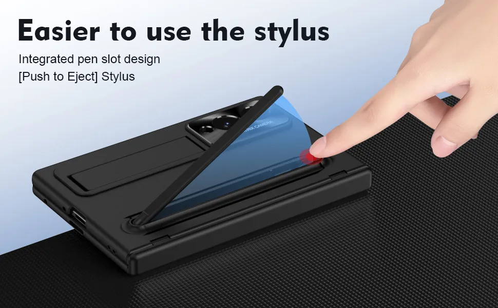 Compatible with Samsung Zfold 8 Wide phone case, FOLD8 folding official pen slot case, integrated anti-drop protective case.