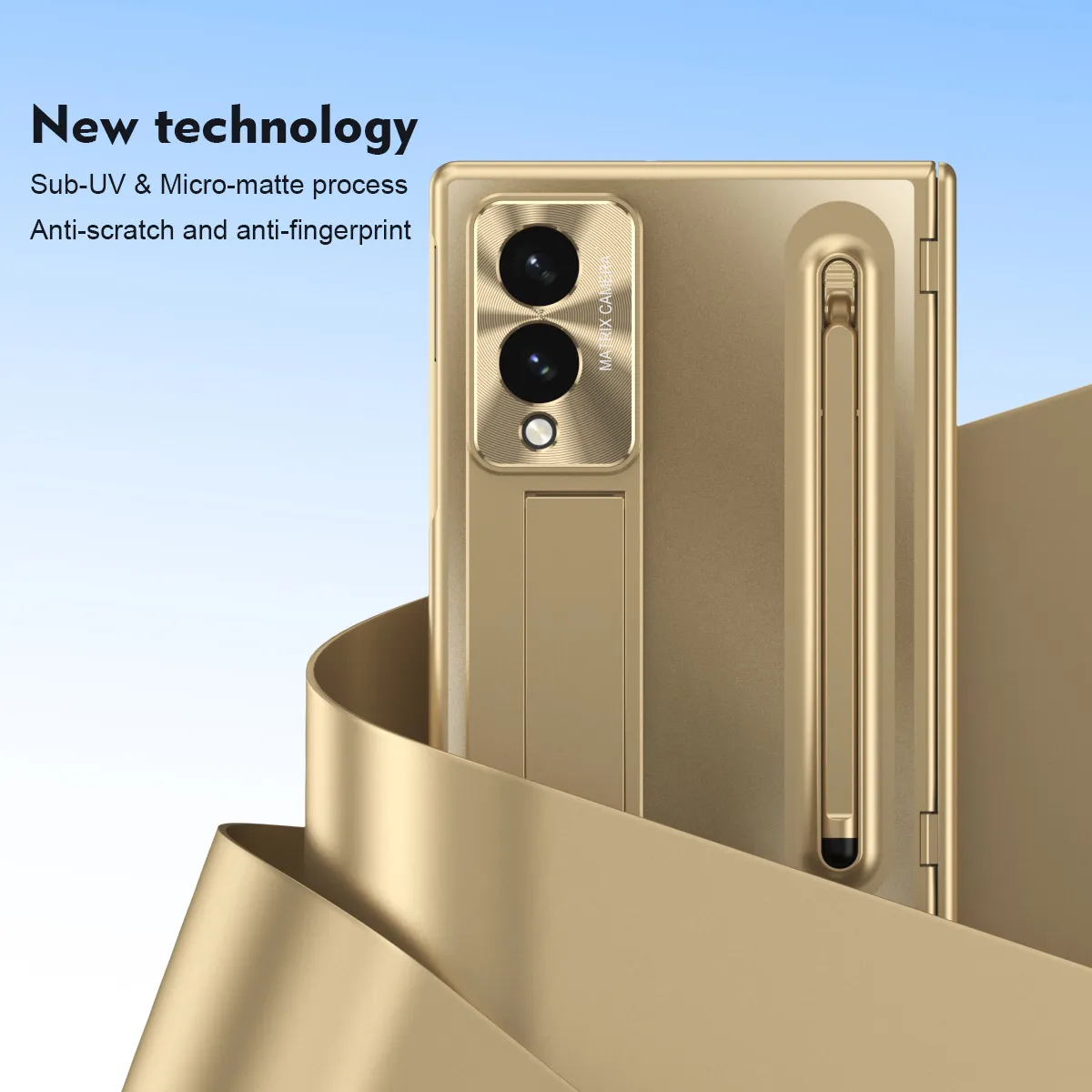 Compatible with Samsung Zfold 8 Wide phone case FOLD8 folding official pen groove case film integrated drop protection