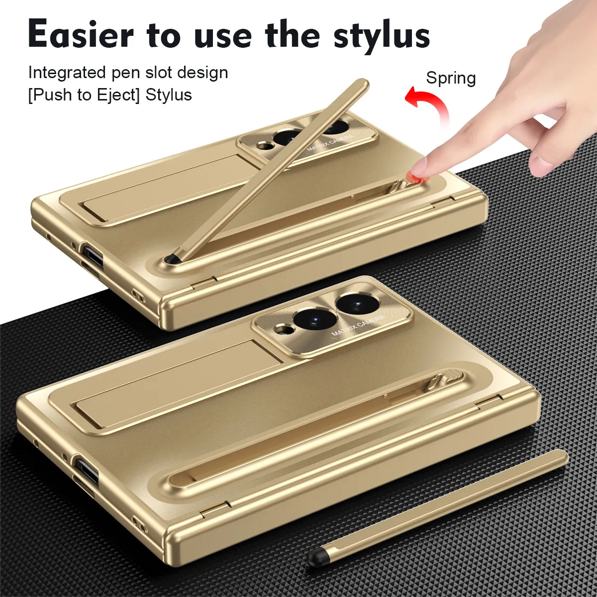 Compatible with Samsung Zfold 8 Wide phone case FOLD8 folding official pen groove case film integrated drop protection