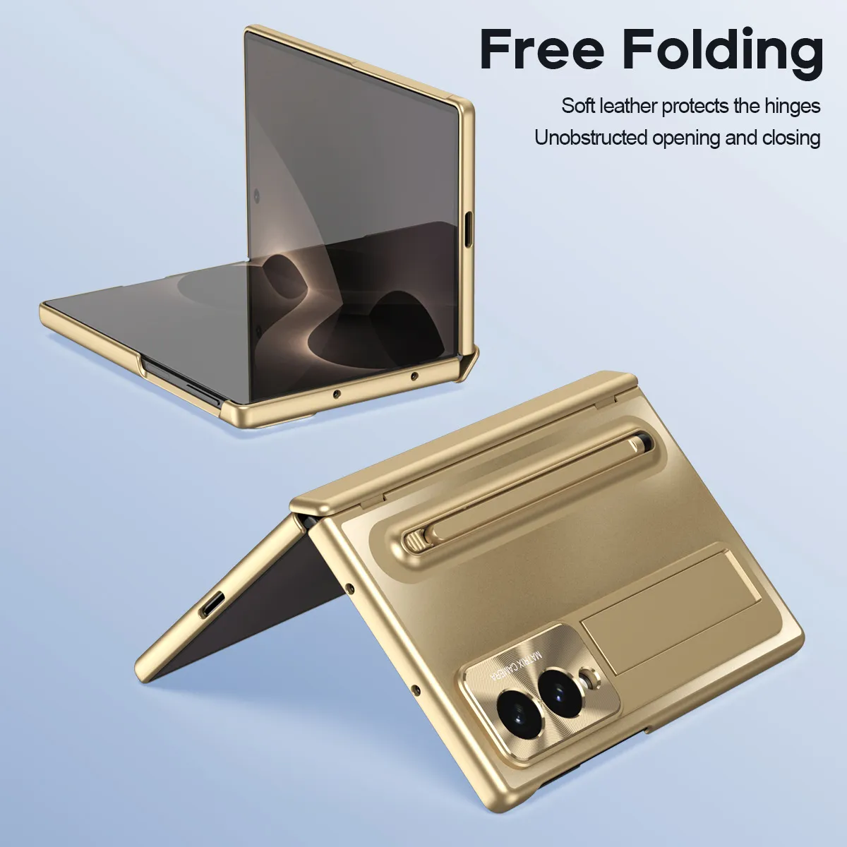 Compatible with Samsung Zfold 8 Wide phone case FOLD8 folding official pen groove case film integrated drop protection