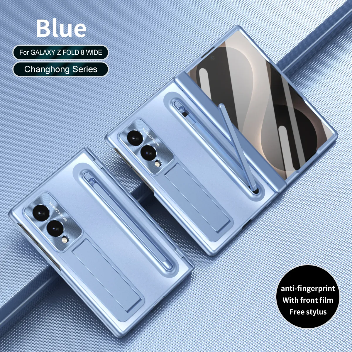 Compatible with Samsung Zfold 8 Wide phone case FOLD8 folding official pen groove case film integrated drop protection