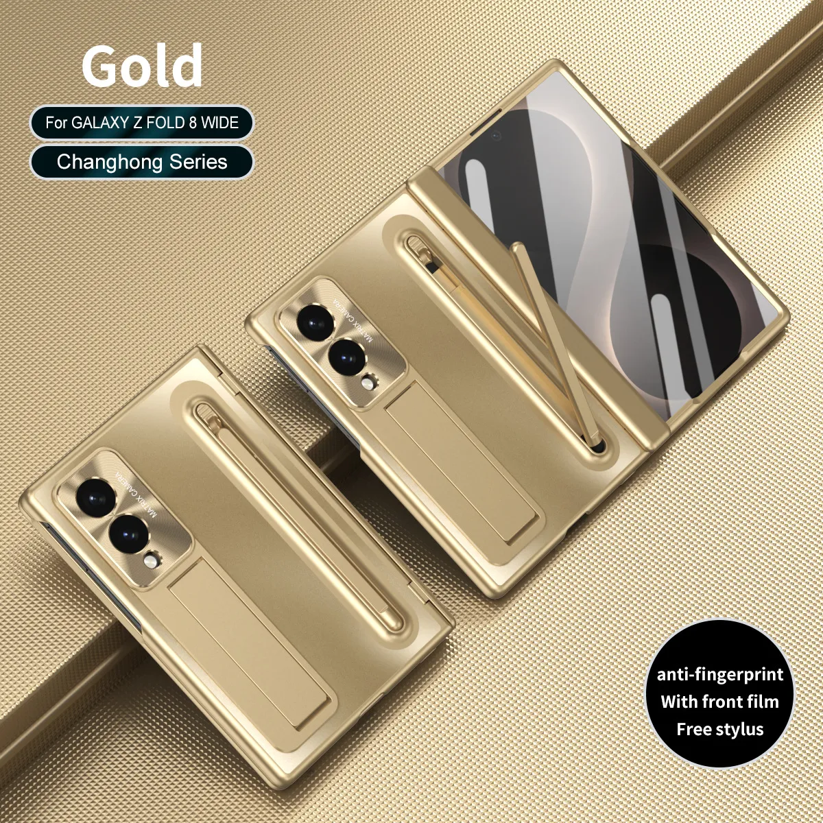 Compatible with Samsung Zfold 8 Wide phone case FOLD8 folding official pen groove case film integrated drop protection