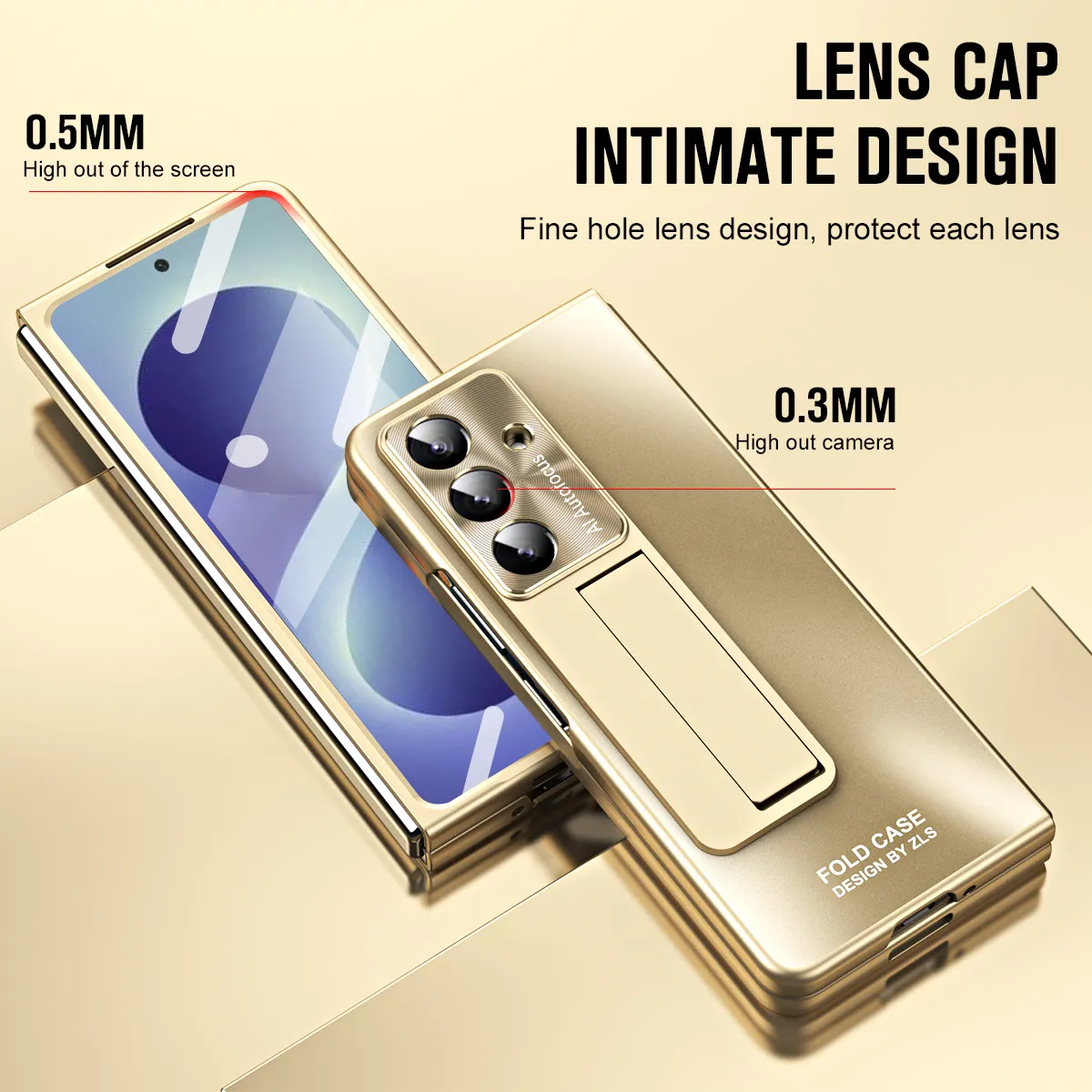 Compatible with Samsung Zfold8 Ultra phone case, FOLD8 foldable screen protective case, stand, screen protector, and integrated protective case.